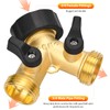 BEAUGIREW Heavy Duty Garden Hose Y Valve Hose Splitter Solid