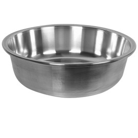 Thunder Group ALBS001 Aluminum Basin, 19-Inch Diameter by 6-Inch Height, Silver