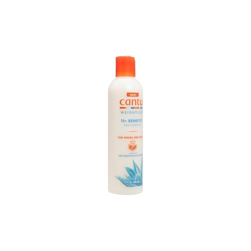 Cantu Weightless Crema Sin Enjuague de Uso Diario, 8 fl