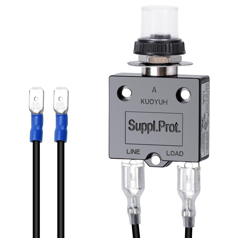 Push Button Circuit Breaker 15 Amp, Briidea Fuse Tester Manual