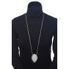 Collezione Alessandro Long Chain with Oval Pendant - Metal