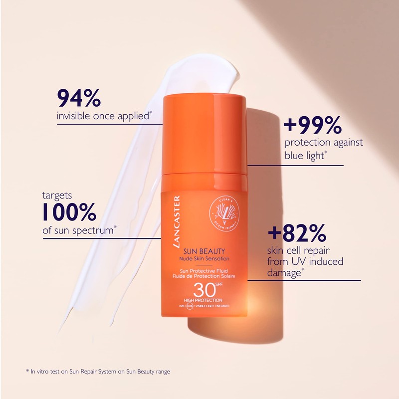 Lancaster Sun Beauty Invisible Face Fluid SPF30 30ml | Sunscreen