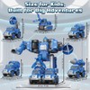 Drefirsa 5-in-1 Outer Space Transform Trucks Robot Toy, Robot Action