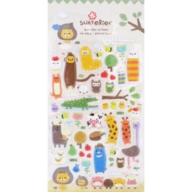 Suatelier Puffy Sticker Sheet (Animal Farm)~KAWAII!!