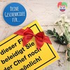 DankeDir! Beleidigt Sie Chef noch Persönlich - Schild 30 x