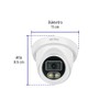 Volteck CTV-21A, Cámara Tipo Domo 2MP Lente 3.6mm Protección contra
