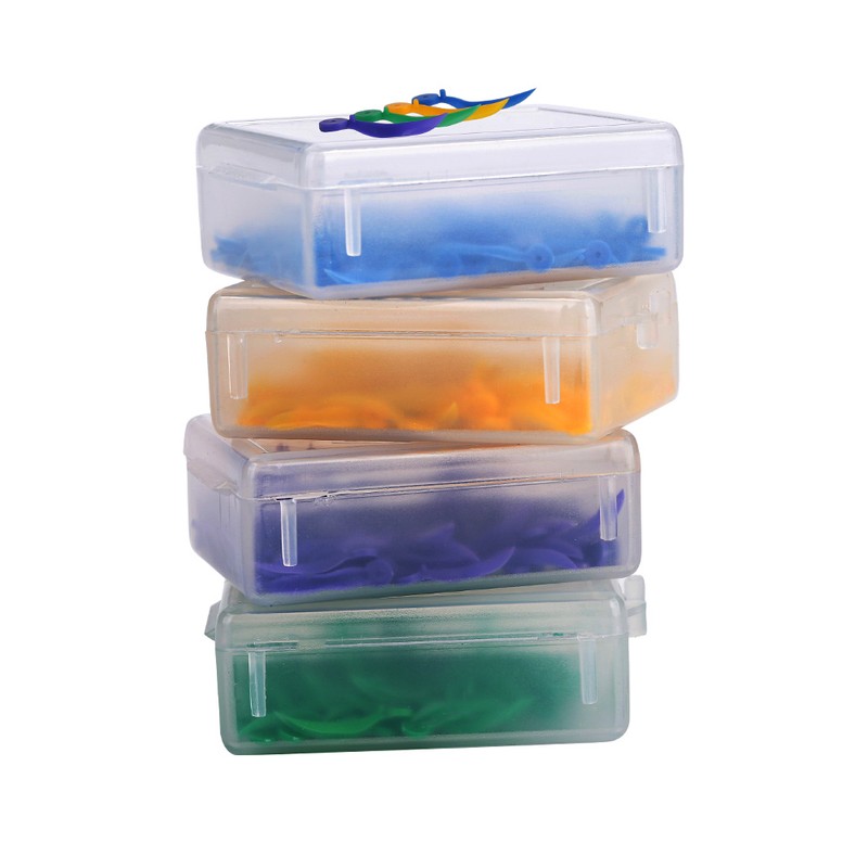 400pcs Disposable Dental Plastic Wedge with Hole All 4 Sizes