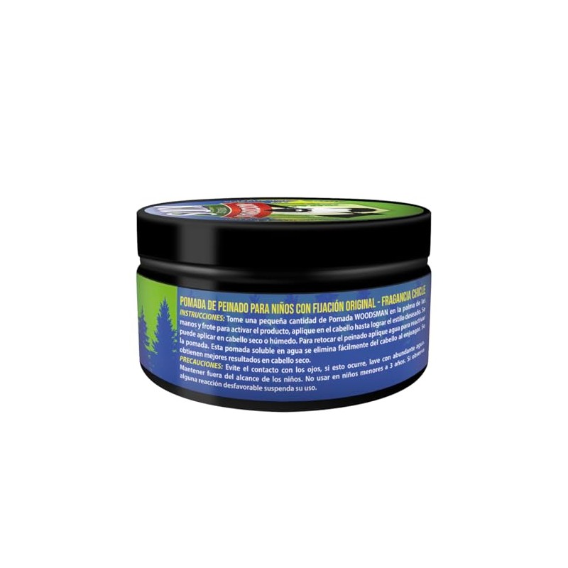 Woodsman - Pomada para Cabello para Niños Aroma Chicle 113g