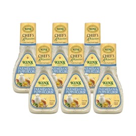 Ken's Steak House Chef's Reserve Parmesan Peppercorn Dressing, 9 Oz (Pack of 6)