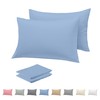 Rohi Microfibre Sky Blue Pillowcases 2 Pack – Ultra Soft