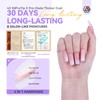 Saviland Press On Gel Nail Tips French Colour False Nail