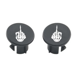 Kustom cycle parts 2024+ Flip Off Skeleton Harley Davidson Street Glide fairing mirror hole plugs