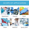 Box of 100 x Blue Disposable Nitrile Gloves Size Medium
