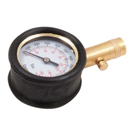 RoadPro Tire Pressure Gauge 60 PSI Large 2.5-Inch Dial Tire Gauge RPVDG289 Compatible for Bike Car Truck SUV Motorcycle