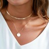 Gold Layered Initial Necklace for Women Letter Charm Necklace Dainty