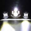 RIDROID 7" Inch LED Headlight +4.5" Passing Lights For Yamaha