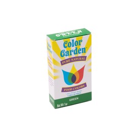 Color Garden Pure Natural Food Colors, Green 5 ct. 1 oz.
