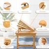 Laptop Desk Nnewvante Bamboo Laptop Table Adjustable Lap Tray Bed