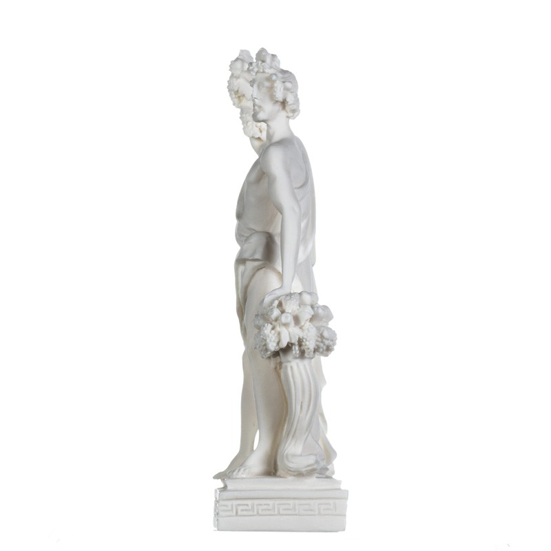 BeautifulGreekStatues Dionysus Statue Bacchus Greek God of Wine Grape-Harvest Alabaster