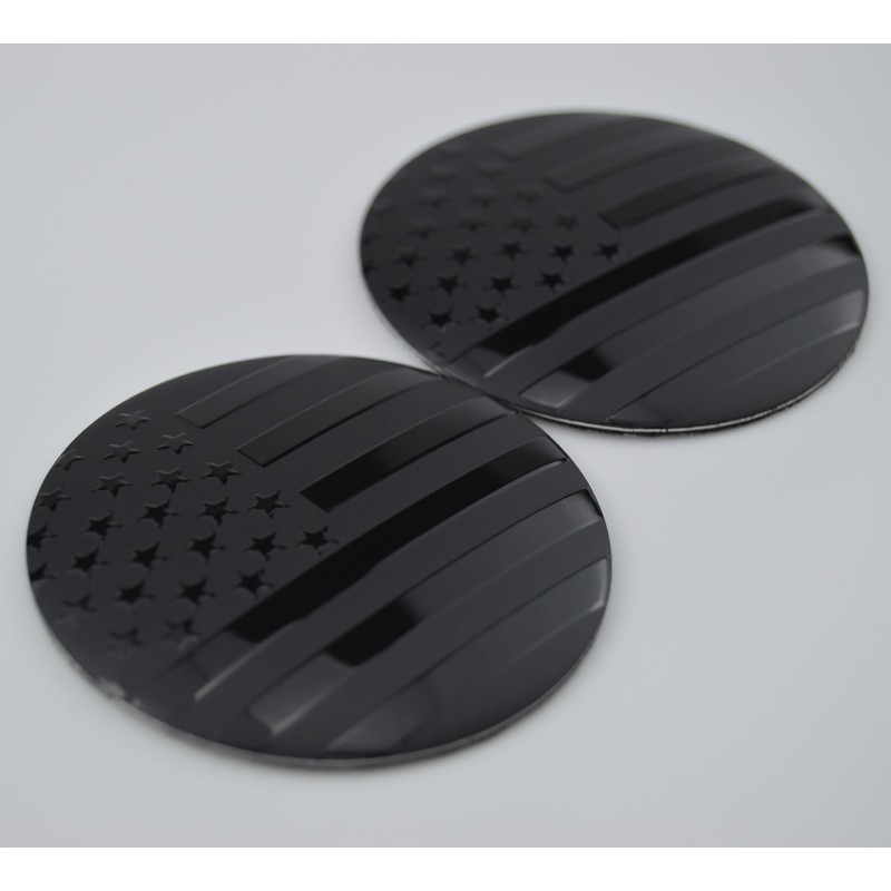 4X 56.5mm=2.24 inches American Flag Wheel Hub Center Cap Emblem