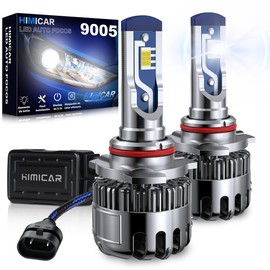 9006 LED Canbus para Auto, 6500K Luz Blanca, 24000LM, Kit De Conversión De Faros Delanteros 9006 HB4 LED, 400% Más Brillo, Haz Alto/Bajo y Luz Antiniebla, Plug and Play (2 Unidades)