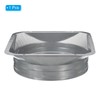 PATIKIL 8 Inch Duct Connector Flange, Metal Straight Pipe Flange
