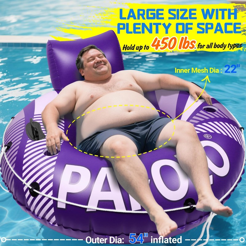 Pool Float Adult, Inflatable River Tube Float, River Tubes for