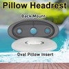 YMT 2472-826 Hot Tub Pillow Oval Pillow Insert + Back