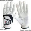 FINGER TEN Men’s Golf Gloves 5 PCS Left Hand Right
