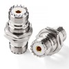 KUOQIY 2 PCS SO239 Bulkhead Connector, UHF Female to UHF