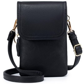 Roulens kleine Handy Umhängetasche Damen, Handytasche mit Geldbörse zum Umhängen, PU Leder Tasche damen für Frauen Designer, verstellbarer Riemen und Schlüsselanhänger