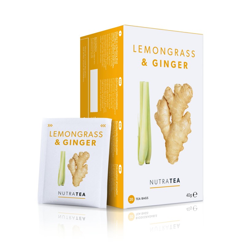 Nutra Tea - Lemongrass & Ginger Tea - 120 Tea