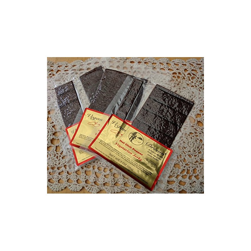Vegan Dream Jerky - Hot Chili Pepper, 6 Pack