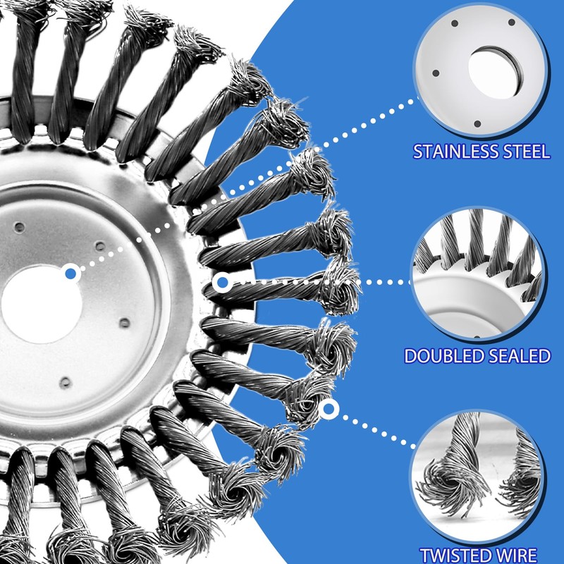 6 Inch Unbreakable Wired Trimmer Blade, Steel Wire Cutter Trimmer