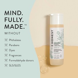 The Honest Company 2-in-1 Cleansing Shampoo + Body Wash for Sensitive Skin | Gentle for Baby | Naturally Derived, Tear-free, Hypoallergenic | Fragrance Free, 10 fl oz