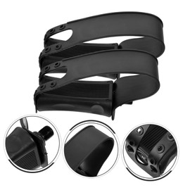 Outanaya Fitness Bike Pedals Exercise Bike Replacement Home Gym Equipment Durable and Comfortable Pedals Straps