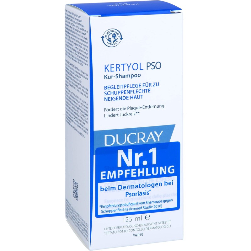 EASO MAGNO Ducray Kertyol Pso Shampoo 200ml - Long Lasting
