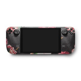 MightySkins Glossy Glitter Skin Compatible with Valve Steam Deck - Hibiscus | Protective, Durable High-Gloss Glitter Finish | Easy to Apply, Remove, and Change Styles | Made in The USA