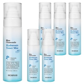 Skinfood Blue Chamomile Hyaluronic Toner Mist, 100ml, 6 pieces / 스킨푸드 블루 캐모마일 히알루로닉 토너 미스트, 100ml, 6개