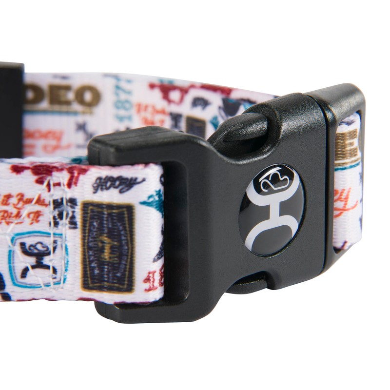 Hooey Nomad Dog Collar, Durable Polyester Webbing Collar with Graphic-Inspired