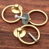 LXZ 6 PCs Cabinet Hardware Drop Ring Pulls Drawer Ring