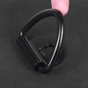 JCHL Cargo Tie-Down Anchors, 4PCS 2" Black Steel V-Ring Bolt