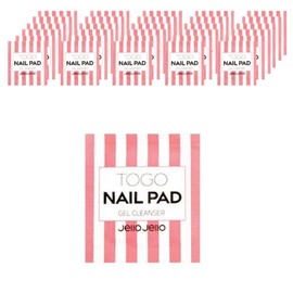 Jello Jello Togo Nail Pads 100 sheets, 1 piece, 70g / 젤로젤로 투고 네일 패드 100매입, 1개, 70g