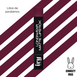 Labial Mate IVY de Larga Duracion - 15 Tonos disponibles | Ultra Mate, Sin Parabenos, Cruelty Free (PROVOCATIVE KISS)
