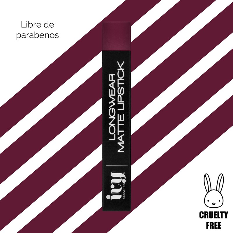 Labial Mate IVY de Larga Duracion - 15 Tonos disponibles