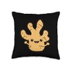 Ginger Lover Kawaii Ginger Root Vegetable Love Ginger Throw Pillow