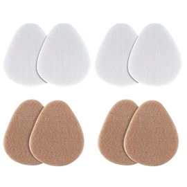 6 Pairs Felt Foot Pads Cushions Metatarsal Pads Ball of Foot Cushion Invisible Forefoot Pad Self Adhesive Shoe Inserts Insoles for Women Men