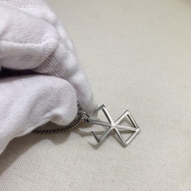 Berserker Rune Pendant Necklace for Men Women Bindrune Symbol Hypoallergenic Stainless Steel Nordic Logo Emblem Norse Amulet Talisman Sign Faith Unique Brother Father Son Birthday Dainty 24inch