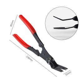 1 Piece Lamp Removal Pliers, Lamp Removal Tools, Plastic Rivet Removal Pliers, Car Buckle Pliers, Pliers with Red Handle, Suitable for Car Repair