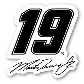 R and R Imports, Inc Martin Truex #19 4" Round Kiss Cut Decal New for 2020